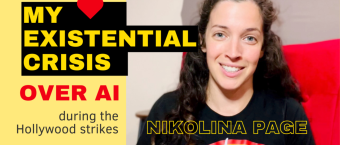 Nikolina Page Podcast AI SAG STRIKE Existential Crisis